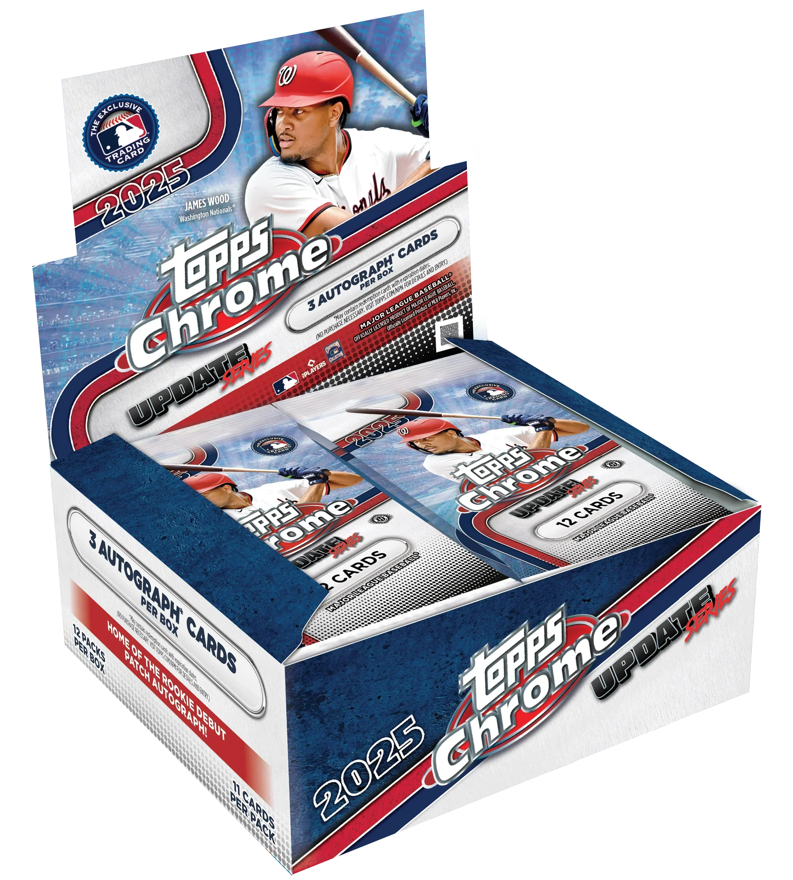 2025 Topps Chrome Update Series Baseball Jumbo Box